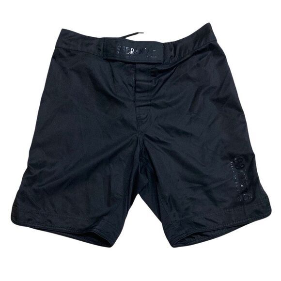 93 Brand Fight‎ Shorts Size 34 Black BJJ MMA No-Gi Jiu Jitsu Grappling Training - Picture 1 of 16